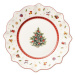 Villeroy & Boch Vánoční dezertní talíř Toy´s delight, bílý