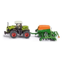 SIKU Farmer 1826 - Traktor se secím přívěsem 1:87