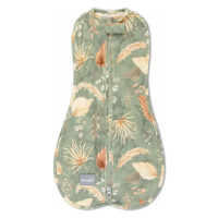 Zavinovačka Sleepee First Step Swaddle s čepičkou zdarma Bohemian Green