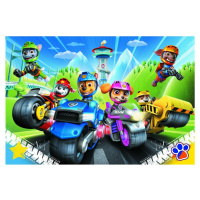 Puzzle Tlapková patrola na motorkách/Paw patrol 100 dílků 41x27,5cm v krabici 29x19x4cm