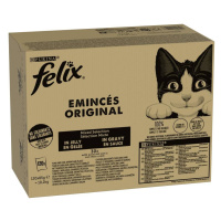 Jumbo balení Felix Classic Pouches 120 x 85 g - mix masa a ryb