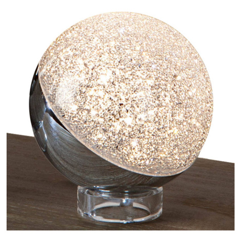 Schuller Valencia Stolní lampa LED Sphere, chrome, Ø 12 cm