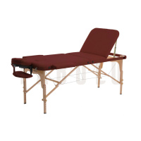 Fabulo, USA Dřevěný masážní stůl Fabulo UNO Plus Set (186x71cm, 4 barvy) Barva: bordová
