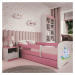 Kocot kids Dětská postel Babydreams slon s motýlky růžová, varianta