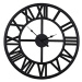 Nástěnné hodiny SOLAR II. černá Ø 60 cm Mybesthome