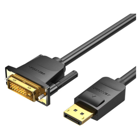 Kabel Vention DisplayPort to DVI Cable 2m HAFBH (Black)