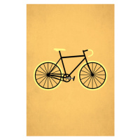 Ilustrace Bicycle Love, Kubistika, 26.7 × 40 cm