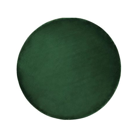 Kulatý viskózový koberec o 140 cm smaragdově zelený GESI II, 254077 BELIANI
