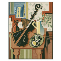 Ilustrace Still life with music, johnwoodcock, 30 × 40 cm