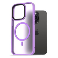 AlzaGuard Matte Case Compatible with MagSafe pro iPhone 15 Pro světle fialový