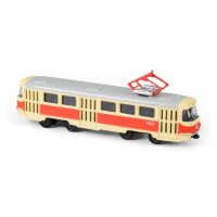 Kovová retro tramvaj, 16 cm