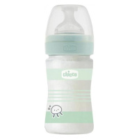 CHICCO Láhev kojenecká sklo Well-being silikon 150ml uni