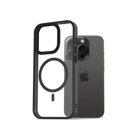AlzaGuard Clear TPU Case Compatible with Magsafe pro iPhone 15 Pro černé