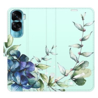 iSaprio Flip pouzdro Blue Flowers pro Honor 90 Lite 5G