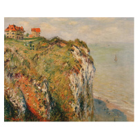 Obrazová reprodukce Cliff at Dieppe, 1882, Claude Monet, 40 × 30 cm