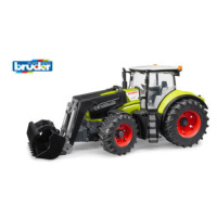 Bruder Farmer - traktor Claas Axion s předním nakladačem