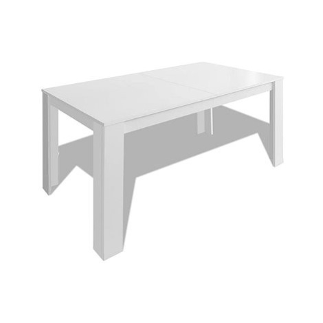Jídelní stůl 140x80x75 cm bílý SHUMEE