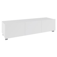 ArtGiB TV stolek 150 CALABRINI C-12 Barva: Bílá / bílý lesk