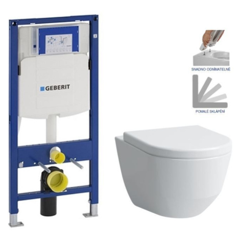 GEBERIT Duofix bez tlačítka + WC LAUFEN PRO + SEDÁTKO 111.300.00.5 LP3