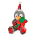 Flamingo vánoční hračka pro psa - tučňák 1 ks