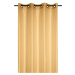 Dekorační záclona s kroužky LINWOOD mustard/hořčicová 140x260 cm (cena za 1 kus) France SUPER CE