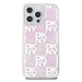 Zadní kryt DKNY Liquid Glitter Checkered Pattern pro Apple iPhone 15 Pro Max, růžová