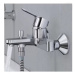 GROHE BauEdge Vanová baterie, chrom 23334000