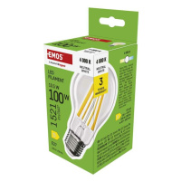 EMOS LED žárovka Filament A60 / E27 / 10,5 W (100 W) / 1521 lm / neutrální bílá ZF5D63