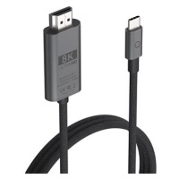 LINQ 8K/60Hz USB-C to HDMI Pro Cable 2m - Space Grey