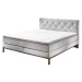 Sun garden Kontinentální postel BOXSPRING ROCKAWAY BX2180 180x200 cm - světle šedá