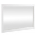 Krajcar ZR zrcadlo 90 x 75 x 1,8 cm v LTD rámu bez osvětlení a vypínače bílá ZR2.90