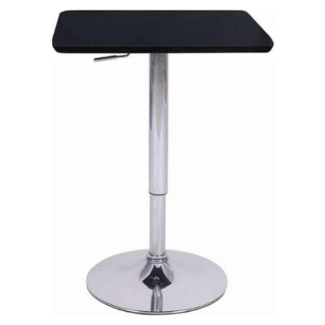 Tempo Kondela Barový stůl FLORIAN s nastavitelnou výškou - černá + kupón KONDELA10 na okamžitou 