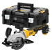 DeWALT DCS571 + Tstak (verze bez aku) 18V XR aku okružní pila s malým kotoučem 115 mm