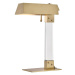 HUDSON VALLEY stolní lampa HUNTS POINT ocel staromosaz E27 1x8W L1256-AGB-CE