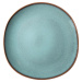 Tyrkysovo-hnědý kameninový talíř Villeroy & Boch Like Lave, ø 28 cm
