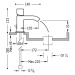 Tres CUADRO-TRES 107103DA Jednopáková umyvadlová baterie - lesklý chrom