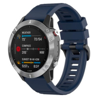 FIXED Silicone Strap řemínek pro Garmin QuickFit (22mm) modrý