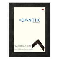 DANTIK rámeček 42 × 59,4, SARTORI listy čer.s. plexi čiré