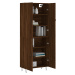 vidaXL Skříň highboard hnědý dub 69,5 x 34 x 180 cm kompozitní dřevo