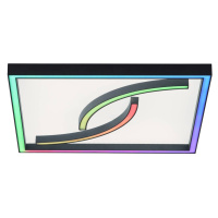 Paul Neuhaus LED stropní světlo Serpent, dim, RGBW, čtverec