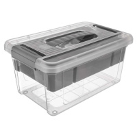 Plastový úložný box s víkem 35x23x17 cm Multi Stormax – Orion