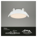 BRILONER LED vestavné svítidlo, pr. 7,5 cm, 3 W, 350 lm, bílé IP44 BRI 7061-016