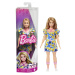 Mattel barbie modelka 208 v šatech s kytičkami, hjt05