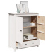 vidaXL Skříň highboard bílá 83 x 41,5 x 100 cm masivní borové dřevo