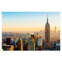 Fotografie Manhattan skyline on a sunny day, Alexander Spatari, 40x26.7 cm