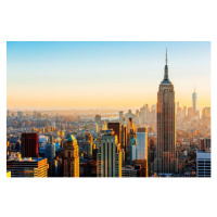 Fotografie Manhattan skyline on a sunny day, Alexander Spatari, 40 × 26.7 cm