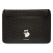 Pouzdro Karl Lagerfeld Sleeve KLCS14SAKHPCK 14" black Saffiano Monogram Choupette (KLCS14SAKHPCK