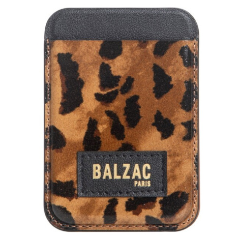 Native Union x Balzac Cheetah Cappuccino Card Holder MagSafe peněženka