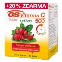 Green Swan Pharmaceuticals GS Vitamin C 500 + šípky, 50+10 tablet