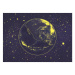 DINO Puzzle 1000 dílků Planeta Země 66x47cm svítí ve tmě skládačka